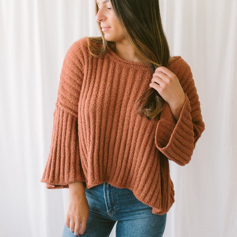 POL  soft caramel sweater